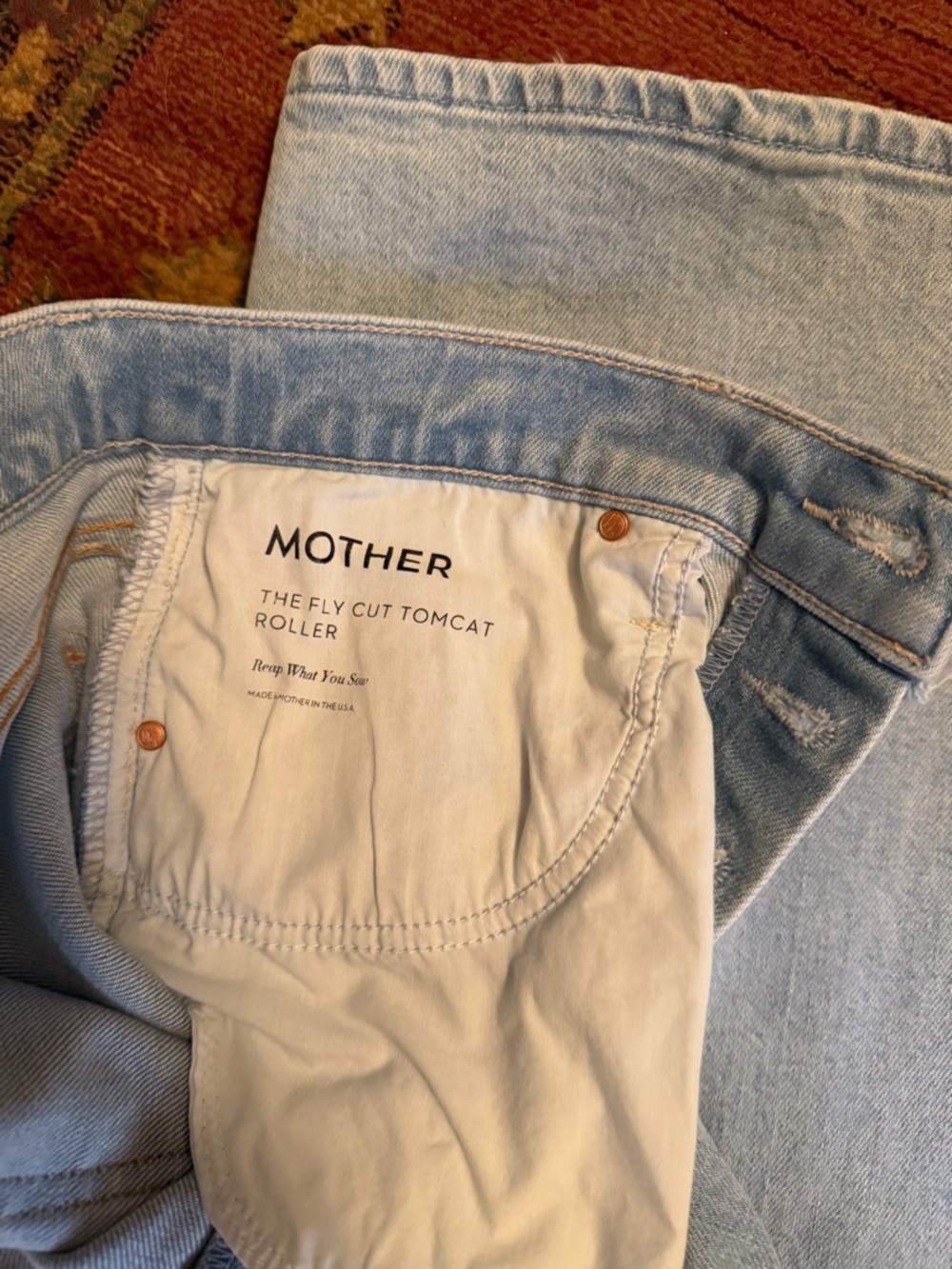 Mother The Fly Cut Tomcat Roller jean - Picture 4 of 4
